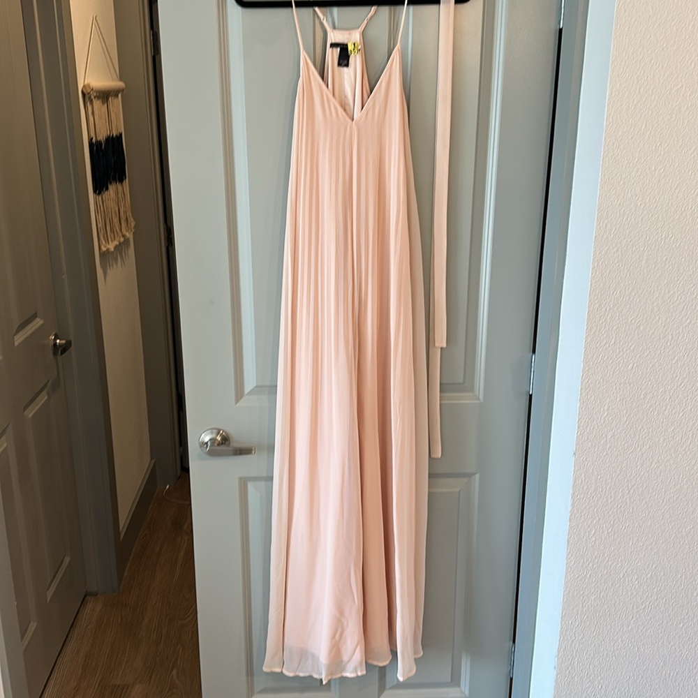 Victoria’s Secret Elegant Pink Maxi Slip Dress